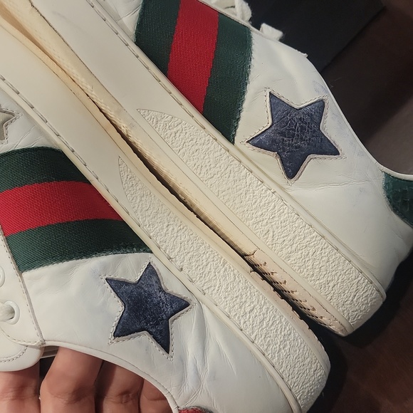 Authentic Gucci star sneaker shoes - Picture 6 of 14